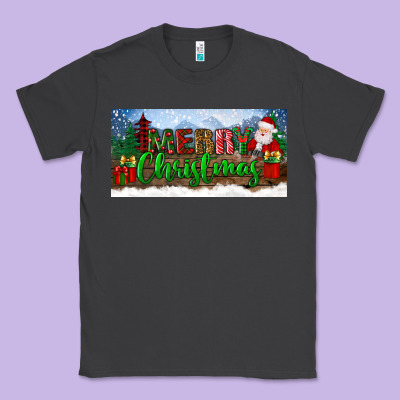 Merry Christmas With Santa Claus License Plate Classic Tee Designed By Bundleandbundleshop