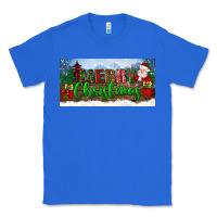 True Royal merry christmas with santa claus license plate Classic Tee - BundleAndBundleShop