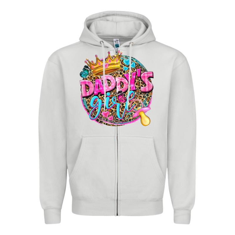 Daddys Girl Zipper Hoodie by NancyCooperArtShop | Teevron