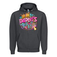 Smoke daddys girl Zipper Hoodie - NancyCooperArtShop