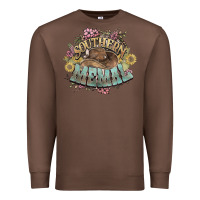 Chestnut southern memal western flowers Premium Sweatshirt - NancyCooperArtShop
