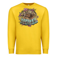 Lemon southern memal western flowers Premium Sweatshirt - NancyCooperArtShop