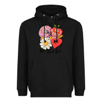 Black happy 100 days of school Heavyweight Hoodie - MaliasSmallBusiness