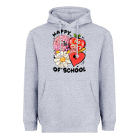 Heather Grey happy 100 days of school Heavyweight Hoodie - MaliasSmallBusiness