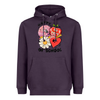 Plum happy 100 days of school Heavyweight Hoodie - MaliasSmallBusiness