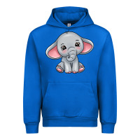 Cobalt elephant Urban Hoodie - texasbilliewilder