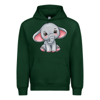 Foreset Green elephant Urban Hoodie - texasbilliewilder