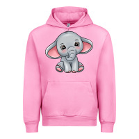 Fuchsia Pink elephant Urban Hoodie - texasbilliewilder