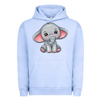 Pigment Grape Ice elephant Urban Hoodie - texasbilliewilder