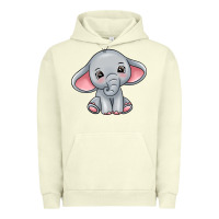 Pigment Pistachio elephant Urban Hoodie - texasbilliewilder