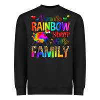 Black i am the rainbow sheep of the family Heavyweight Sweatshirt - Zillion Design Studio