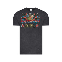 Vintage Black All American dude 4th of July Vintage Tee - CowGirlArtShop