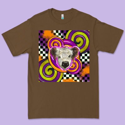 Halloween  Calf Scottish Premium Tee Designed By Barkaloodesign