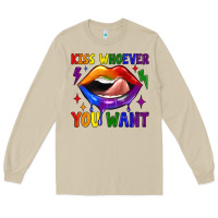 Mushroom kiss whoever you want Long Sleeve Tee - JahusDesignShop