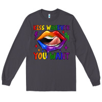 Smoke kiss whoever you want Long Sleeve Tee - JahusDesignShop