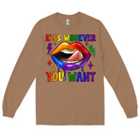 Toasted Coconut kiss whoever you want Long Sleeve Tee - JahusDesignShop