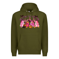 Army Green in october we wear pink Premium Hoodie - LillyAllenDesigns