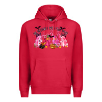 Cardinal in october we wear pink Premium Hoodie - LillyAllenDesigns