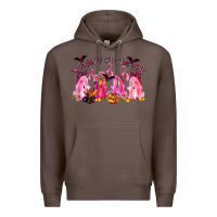 Coffee in october we wear pink Premium Hoodie - LillyAllenDesigns