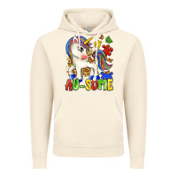 Vintage Artic au some unicorn Vintage Hoodie - Zillion Design Studio