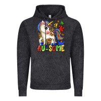 Vintage Black au some unicorn Vintage Hoodie - Zillion Design Studio