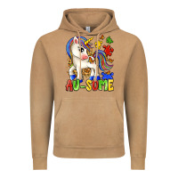 Au Some Unicorn Vintage Hoodie | Teevron