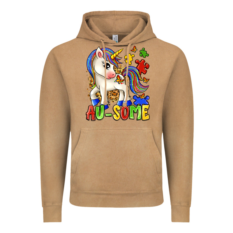 Au Some Unicorn Vintage Hoodie by Zillion Design Studio | Teevron