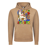 Vintage Coffee au some unicorn Vintage Hoodie - Zillion Design Studio