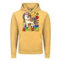 Vintage Mustard au some unicorn Vintage Hoodie - Zillion Design Studio