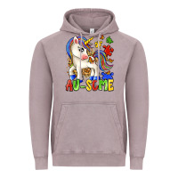 Vintage Zinc au some unicorn Vintage Hoodie - Zillion Design Studio