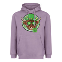 Lavender st. patrick's day heifer Heavyweight Hoodie - MaliasSmallBusiness