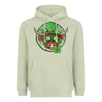 Matcha st. patrick's day heifer Heavyweight Hoodie - MaliasSmallBusiness
