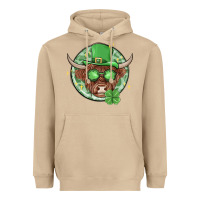 Mushroom st. patrick's day heifer Heavyweight Hoodie - MaliasSmallBusiness