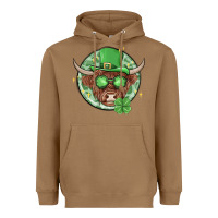 Toasted Coconut st. patrick's day heifer Heavyweight Hoodie - MaliasSmallBusiness