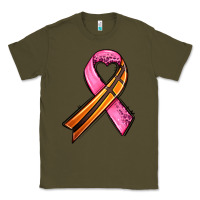 Army Green breast cancer sport ribbons Classic Tee - AdoDesignShop