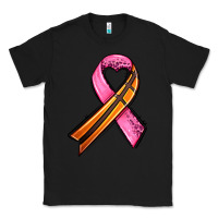 Black breast cancer sport ribbons Classic Tee - AdoDesignShop