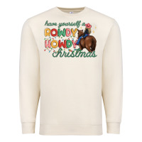Sandshell have yourself a rowdy howdy christmas Premium Sweatshirt - MaliasSmallBusiness