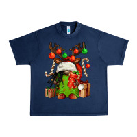 Navy christmas afro gnomes Urban Heavy Tee - FaDigitalArtStudio