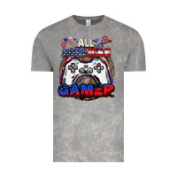 Cloud Rock All American gamer 4th of july Vintage Tee - CowGirlArtShop