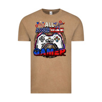 All American Gamer 4th Of July Vintage Tee | Teevron
