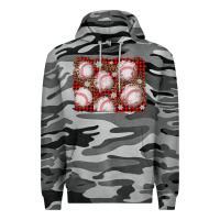 Slate Camo baseball christmas background Premium Hoodie - AdoDesignShop