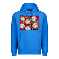 True Royal baseball christmas background Premium Hoodie - AdoDesignShop
