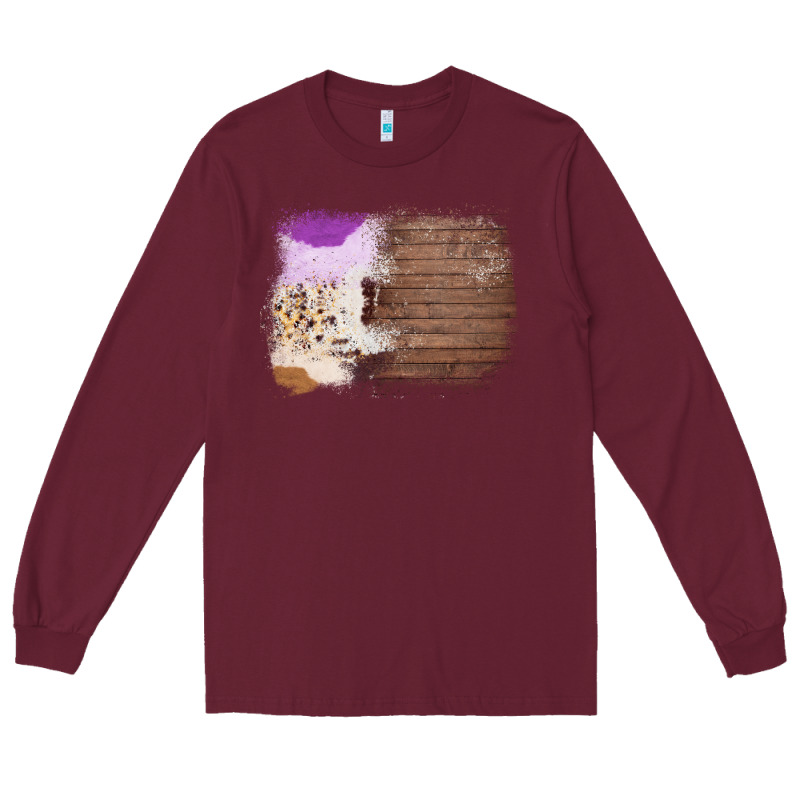 Wood Cowhide Pattern Long Sleeve Tee by Bettercallsaul | Teevron