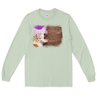 Matcha Wood Cowhide Pattern Long Sleeve Tee - Bettercallsaul