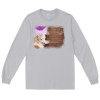 Moon Dust Wood Cowhide Pattern Long Sleeve Tee - Bettercallsaul