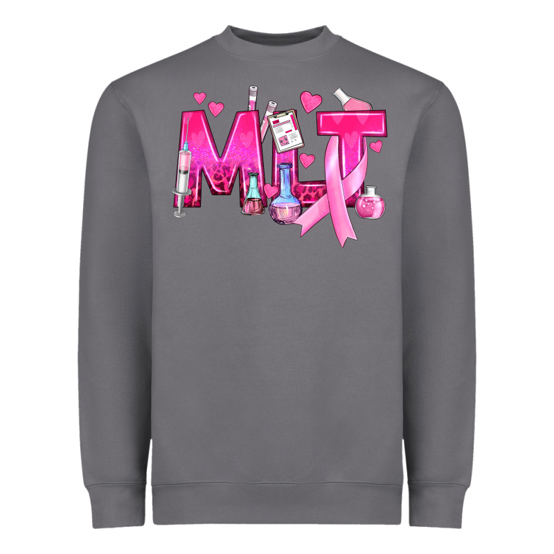 Medical Laboratory Technician Breast Cancer Heavyweight Sweatshirt by texasbilliewilder | Teevron
