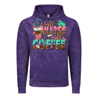 Cloud Purple half nurse half coffee Vintage Hoodie - texasbilliewilder