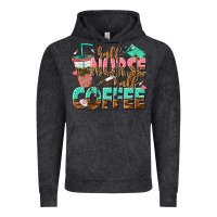 Vintage Black half nurse half coffee Vintage Hoodie - texasbilliewilder
