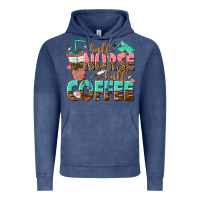 Vintage Denim half nurse half coffee Vintage Hoodie - texasbilliewilder