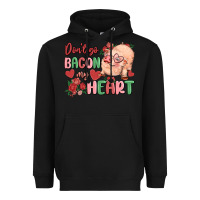Black don't go bacon my heart Heavyweight Hoodie - MaliasSmallBusiness